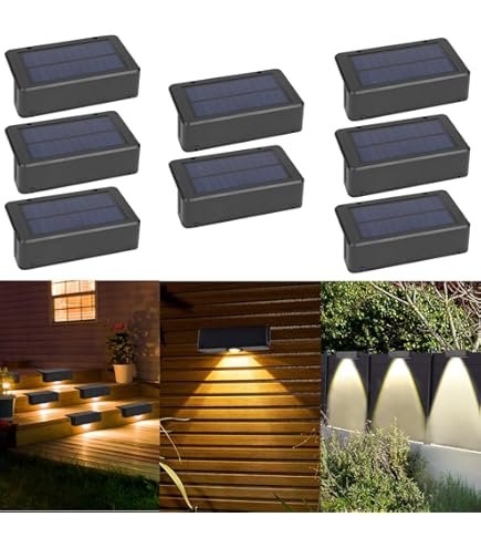 Amazon.co.jp: フェンスライト 太陽光発電 6個パック ソーラーフェンス